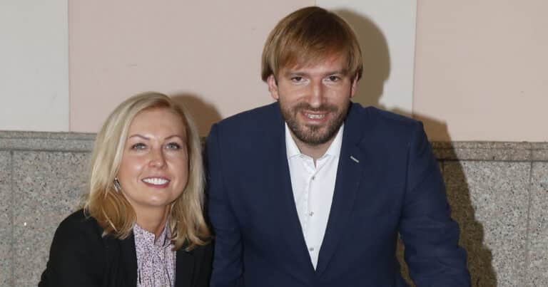 Adam Vojtěch s manželkou Olgou