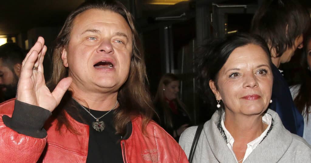 Vilém Čok se ženou