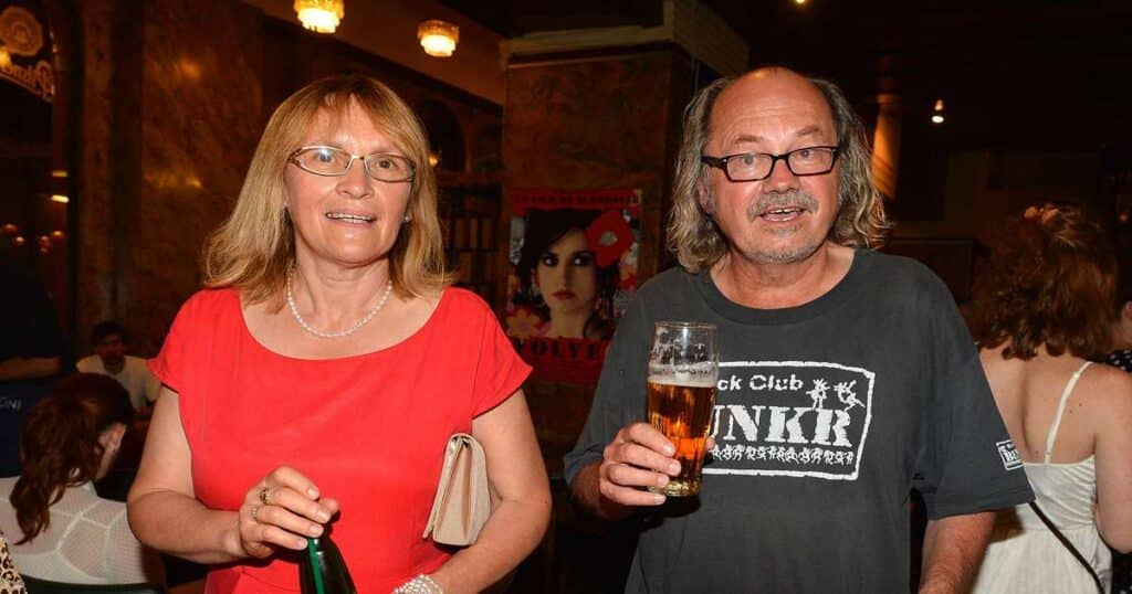 Ondřej Hejma s manželkou