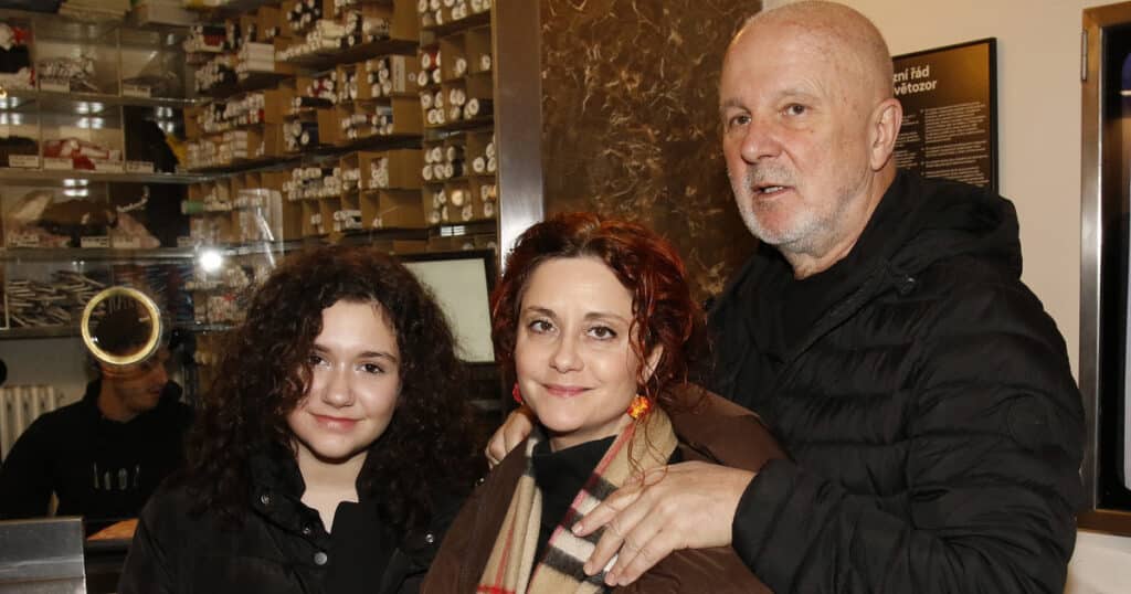 Ondřej Soukup, Lucie Šoralová a dcera Rebeka