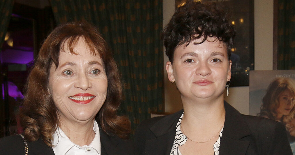 Alena Mihulová s dcerou Karolínou