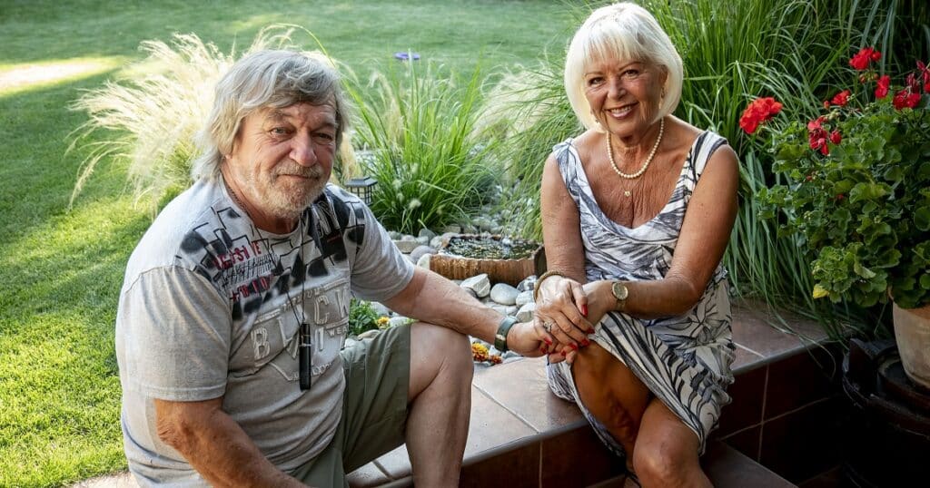 Roman Skamene s manželkou Renatou