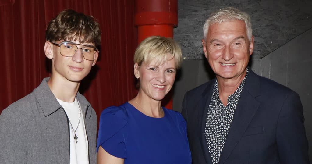 Michal Nesvadba s manželkou a synem