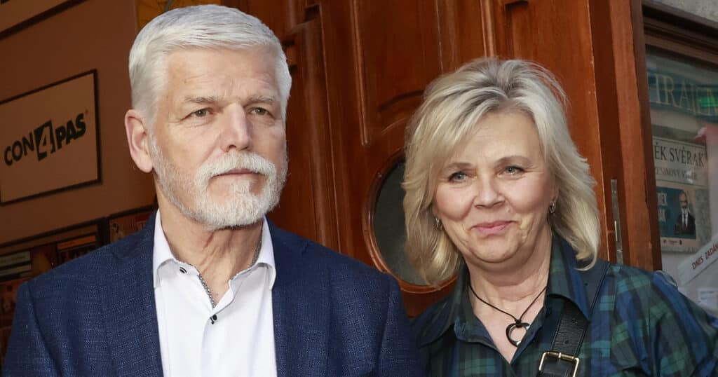 Petr Pavel s manželkou