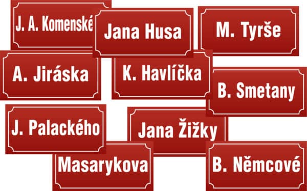 Česká jména ulic v každém větším městě nesou jméno historické osobnosti. Ověřte si, jestli víte, kdo to byl a proč si ulici zasloužil